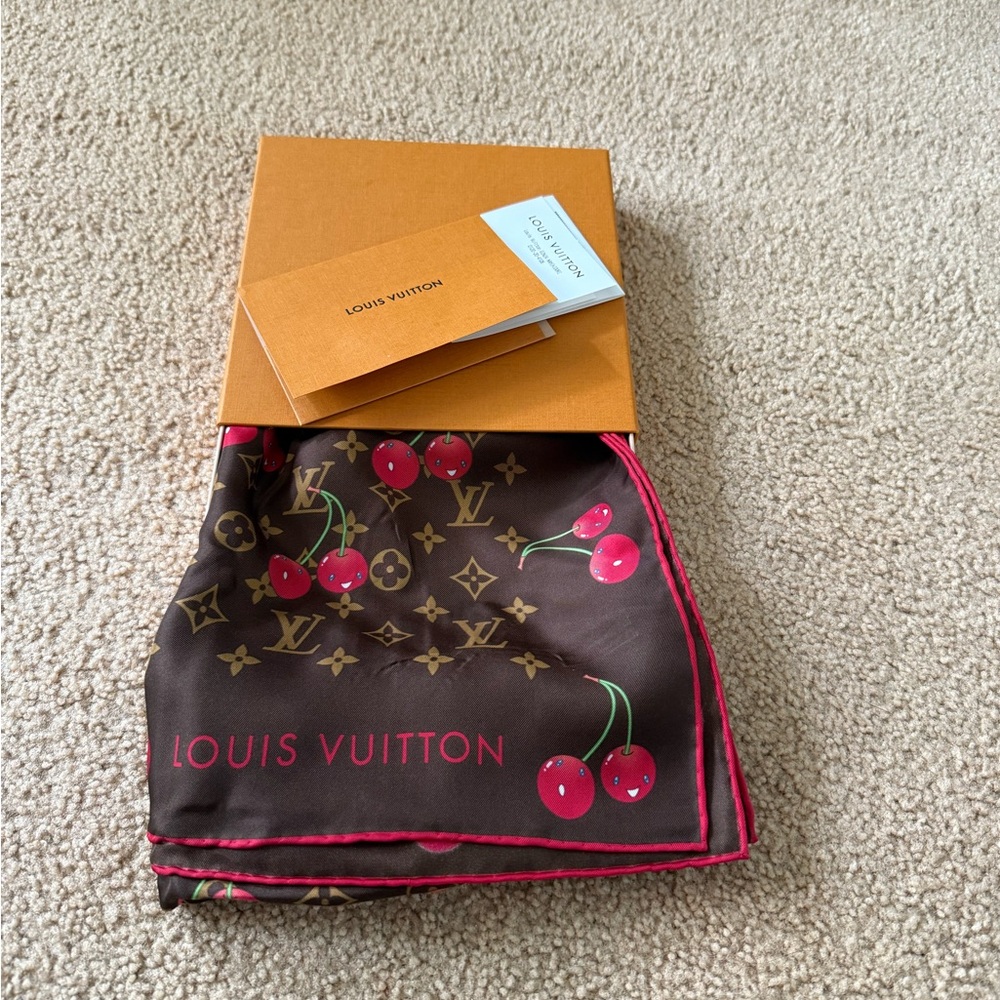 LV x TM Monogram Cerise Square 90